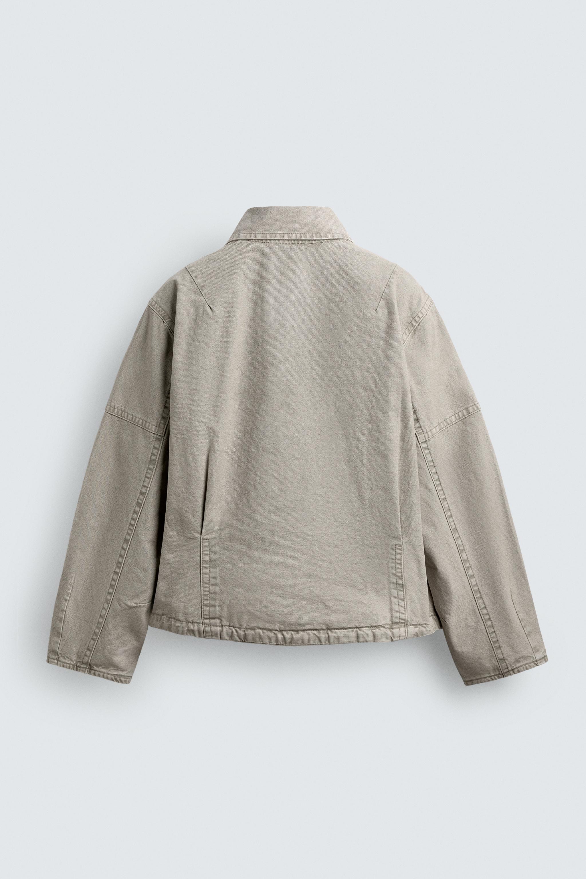 WASHED BOXY FIT JACKET
